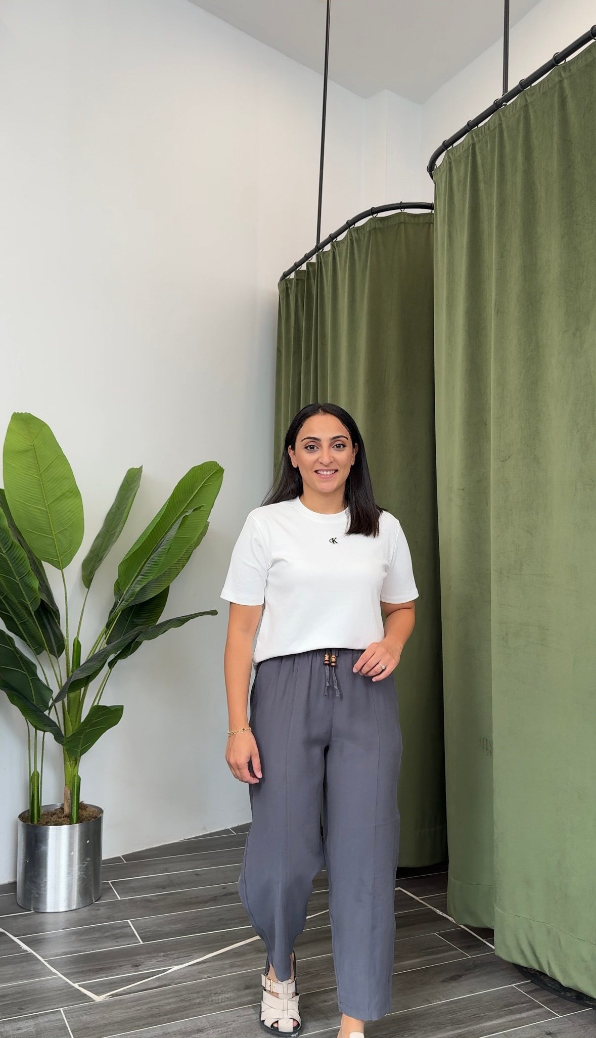 Venta Füme Tensel Rahat Pantolon