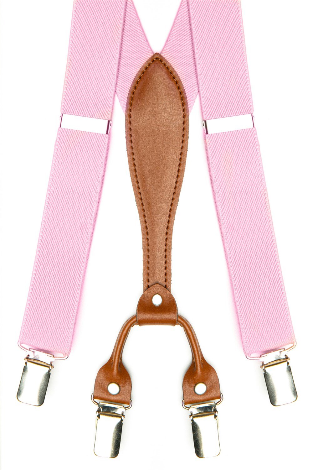 4 Klipsli Toz Pembe İnce Pantolon Askısı