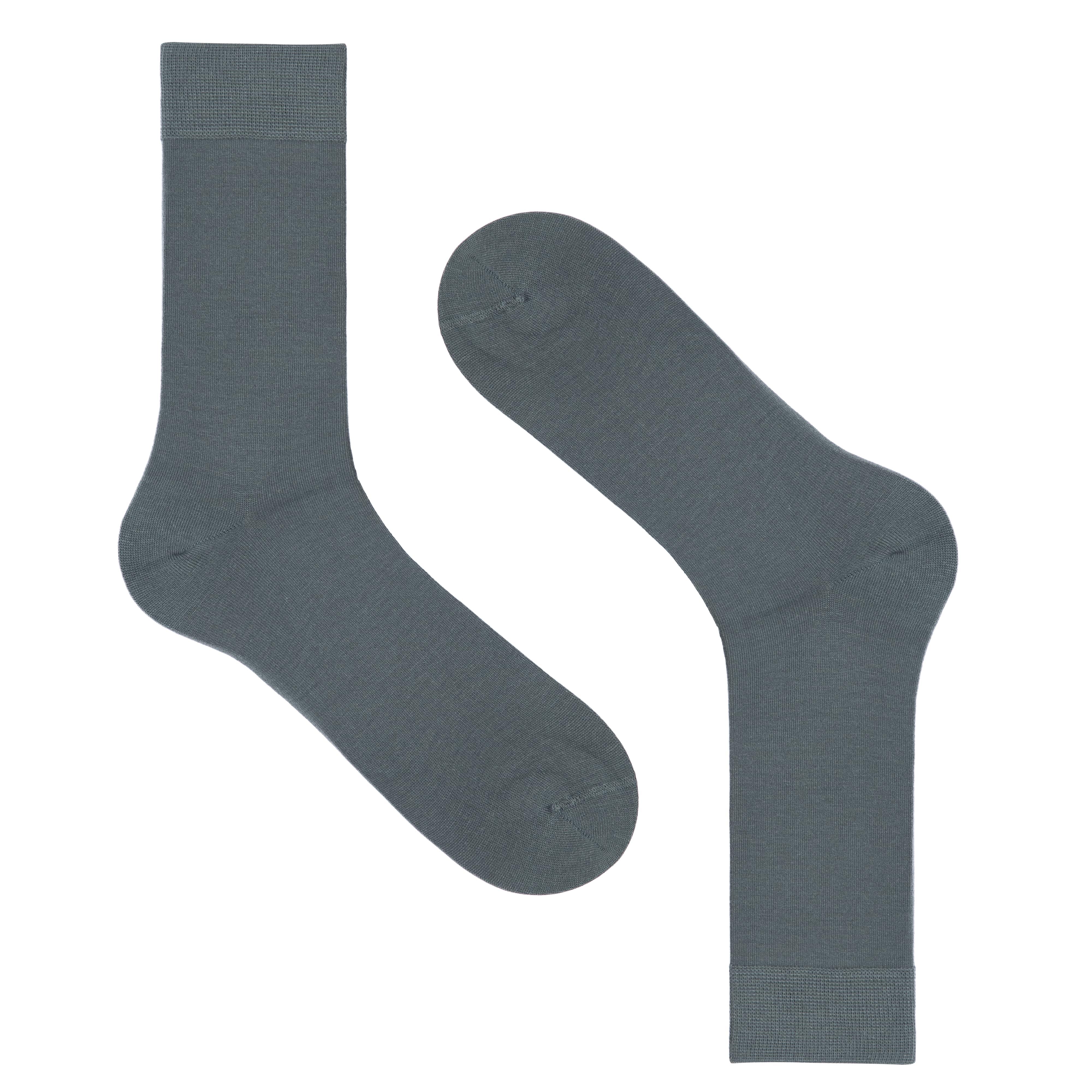Gri Bambu Çorap - 2 Çift