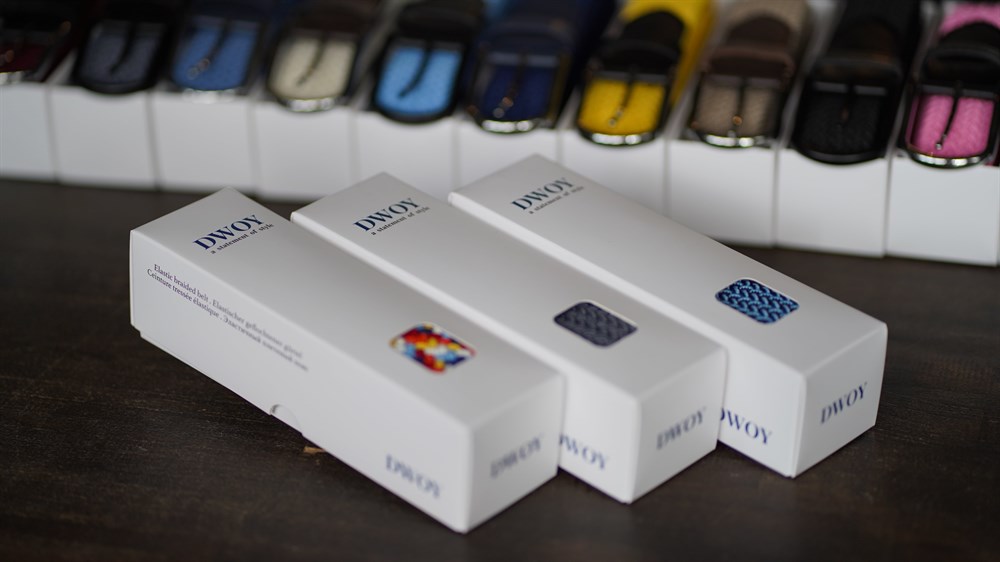 İndigo Elastik Örgü Kemer