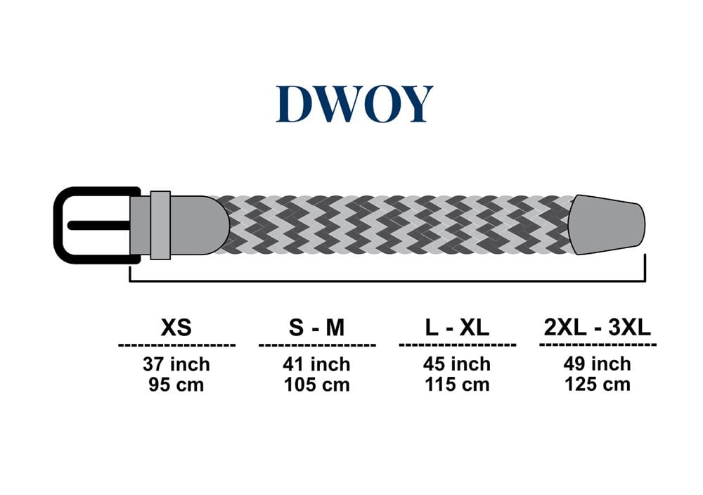 Siyah Elastik Örgü Kemer