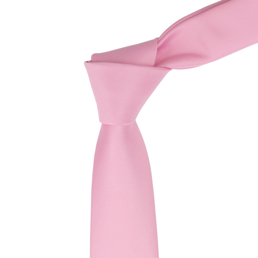 Toz Pembe Kravat 6 cm