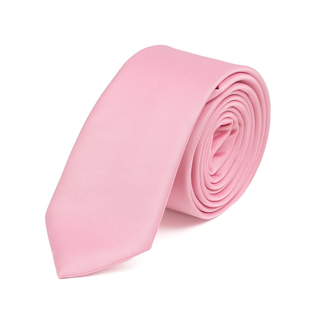 Toz Pembe Kravat 6 cm
