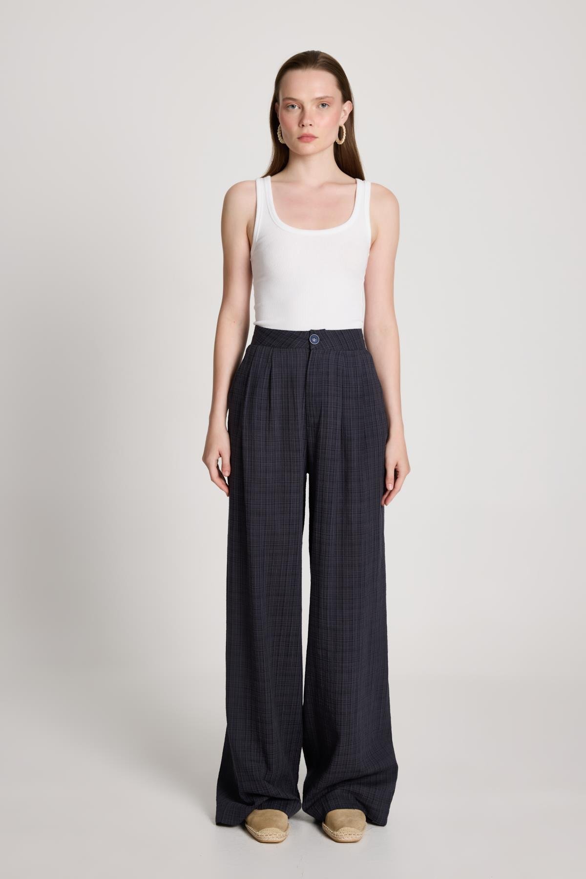 Claire Palazzo Pantolon Antrasit