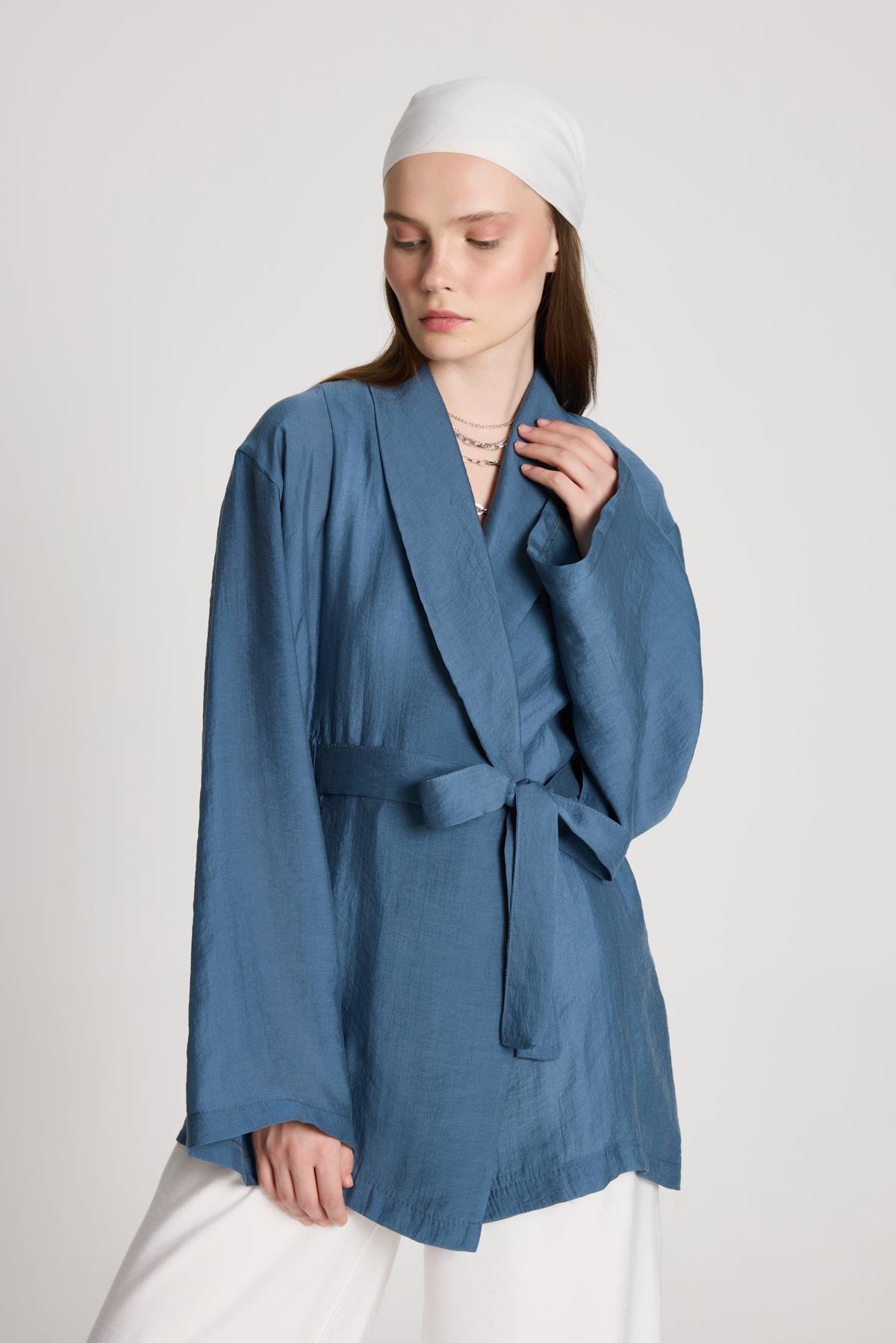 Lara Kimono İndigo