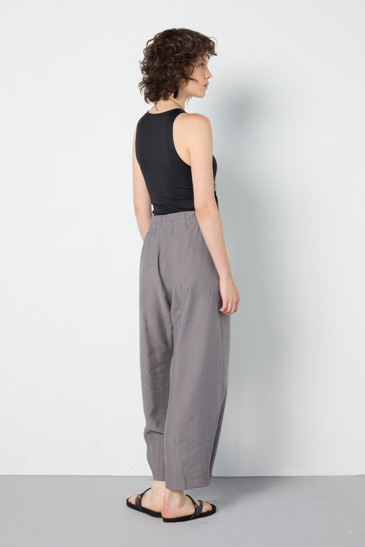 Premium Tencel Pantolon Antrasit
