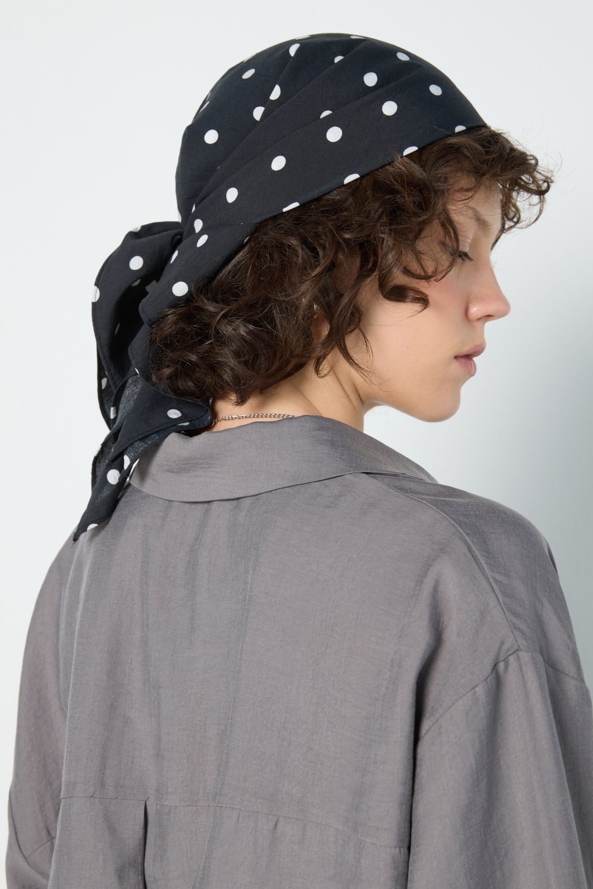 Puantiye Bandana Siyah