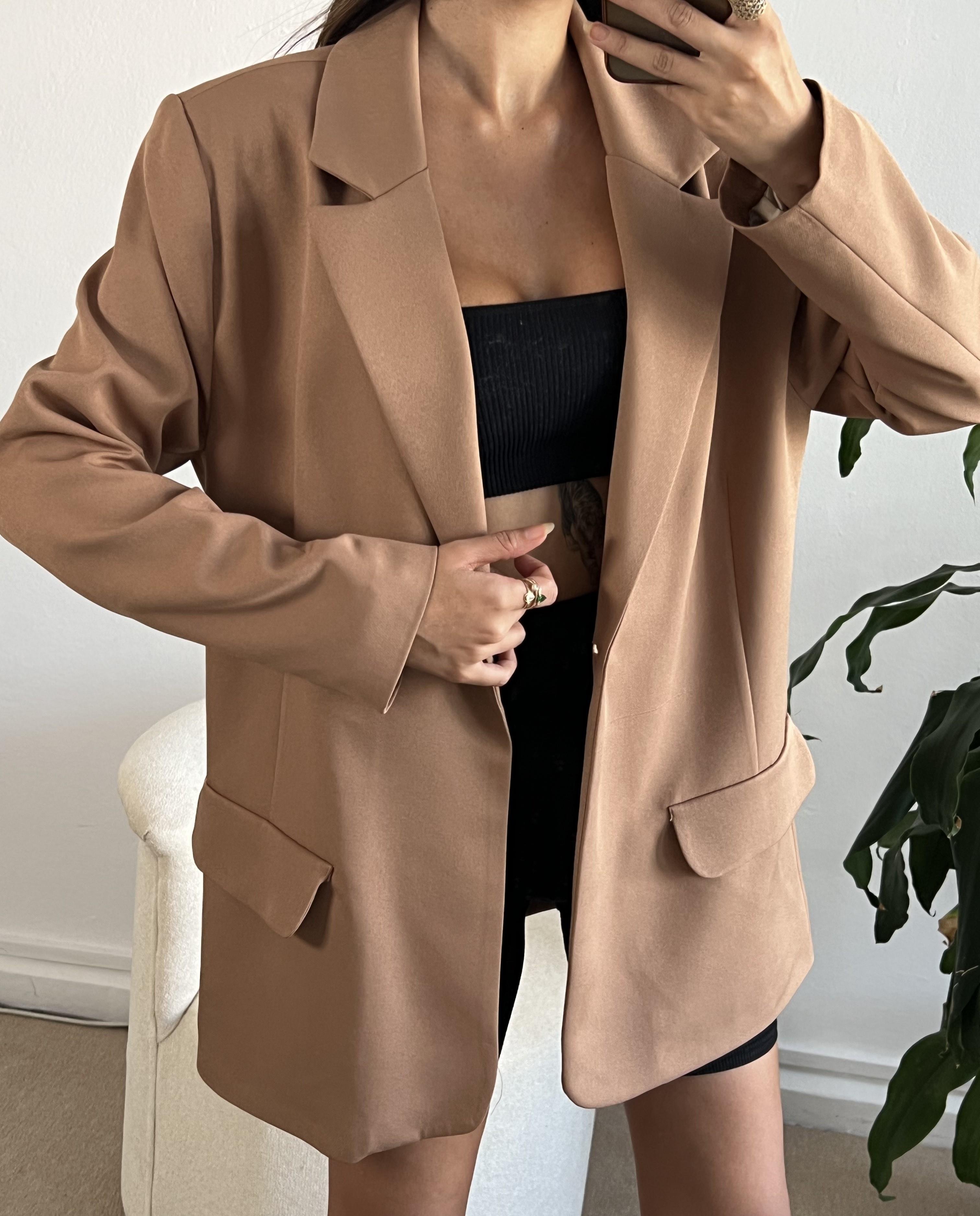 Vizon Oversize Blazer Ceket 24022
