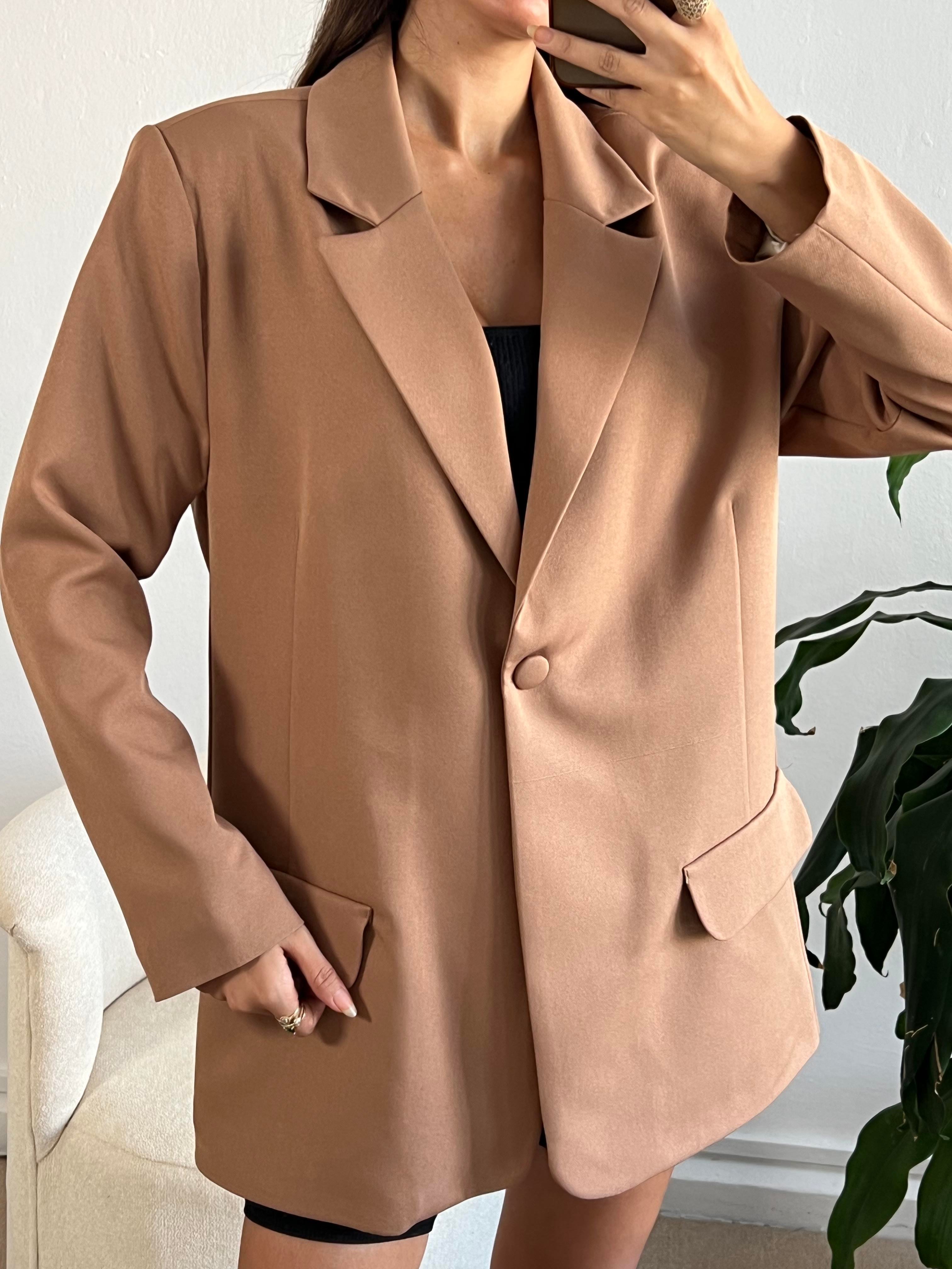 Vizon Oversize Blazer Ceket 24022