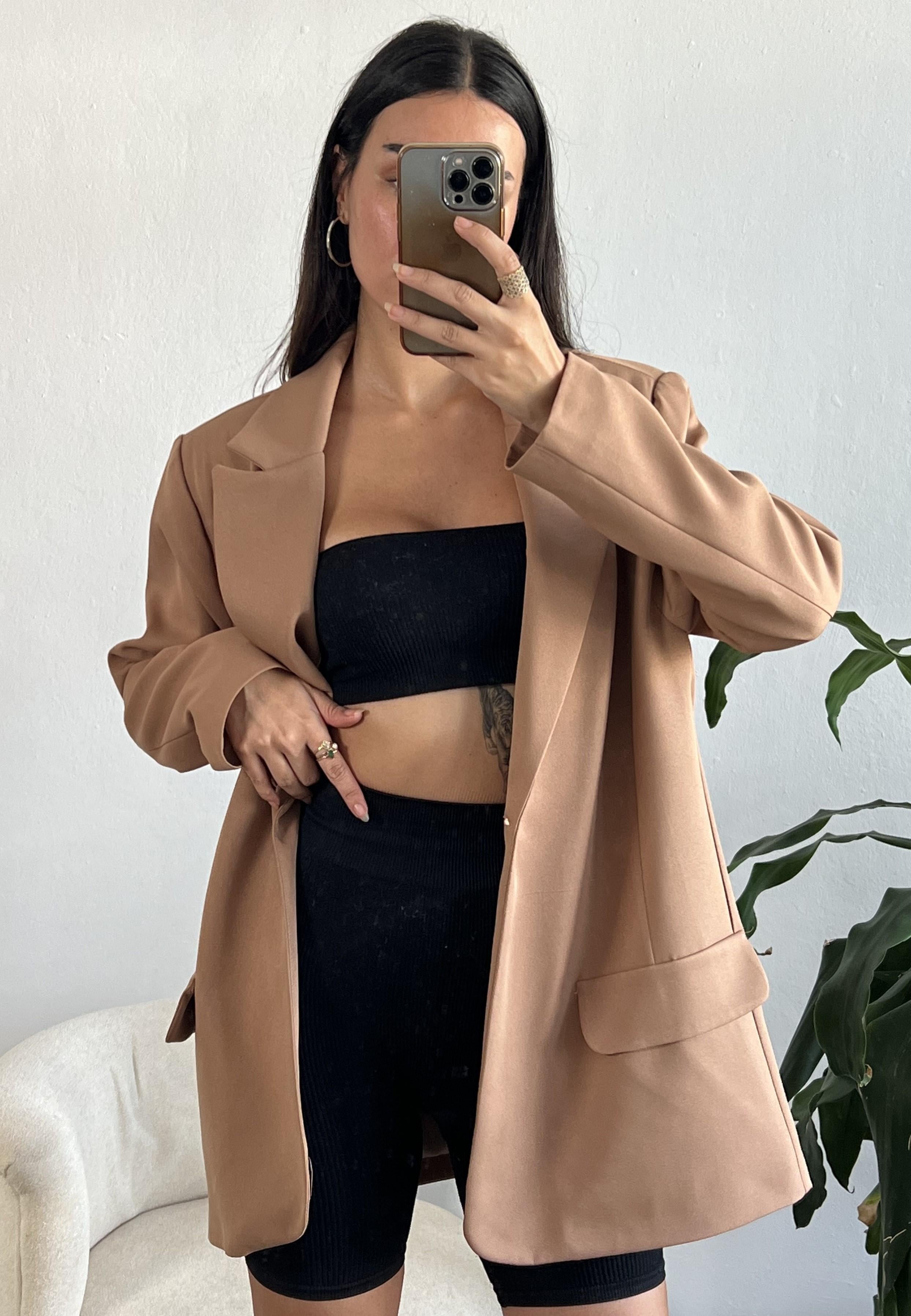 Vizon Oversize Blazer Ceket 24022