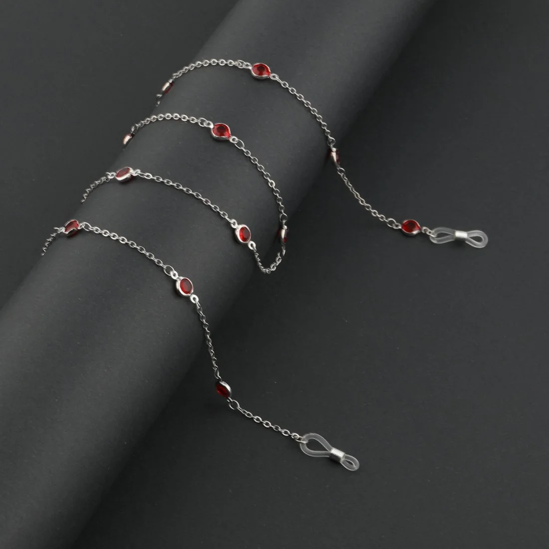 WORSY WGA DIAMOND 006 GÜMÜŞ GÖZLÜK ZİNCİRİ Gözlük Aksesuarı
