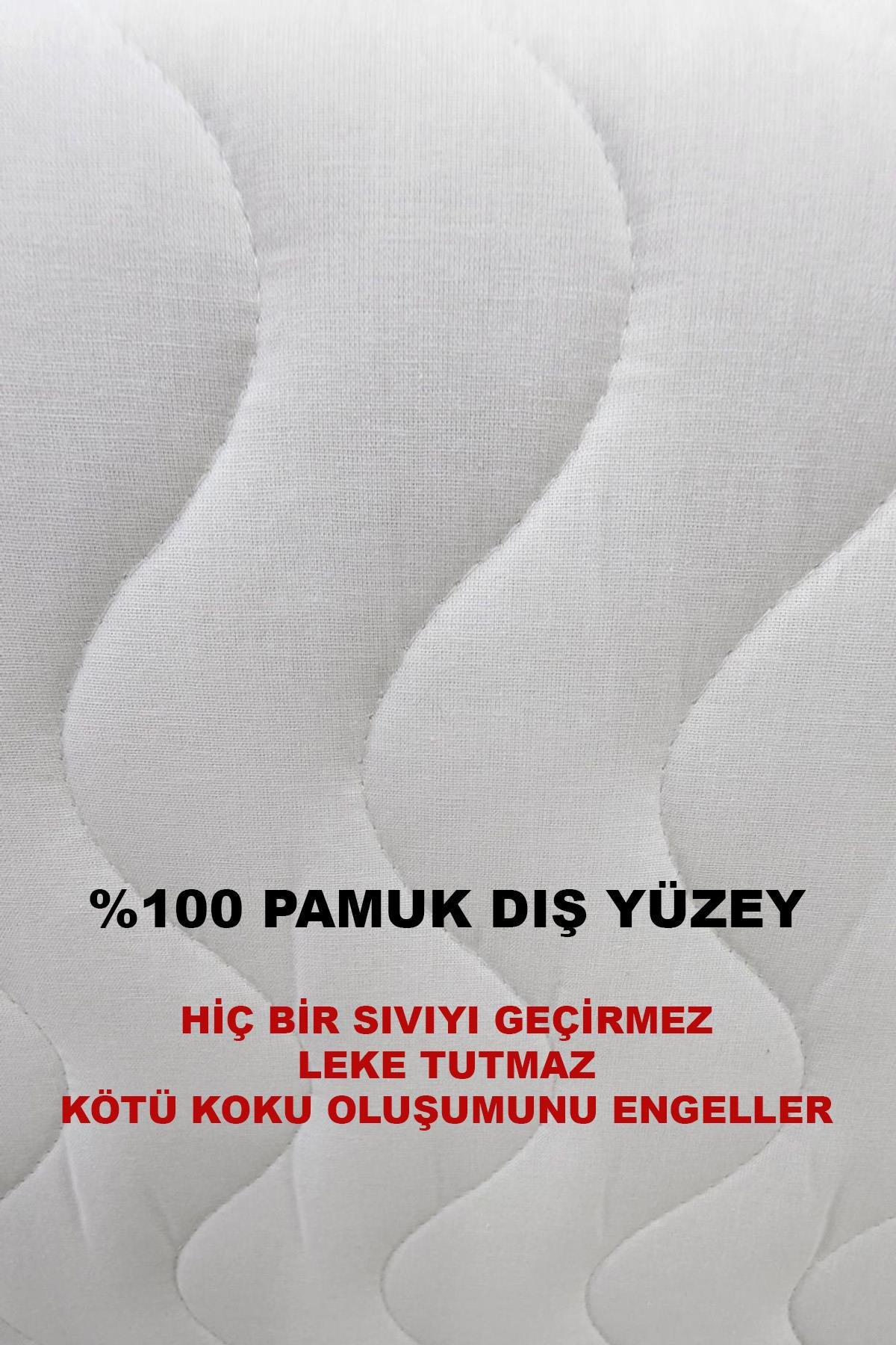 %100 Pamuk Sıvı Geçirmez Yatak Koruyucu – Cotton Box Lastikli Alez