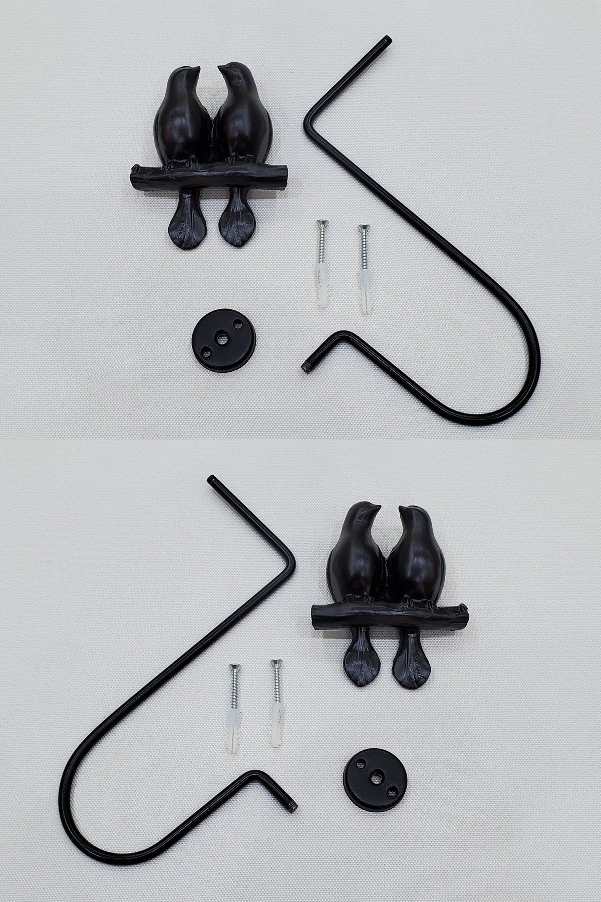 2 li Kuş Renso Siyah Renk Takım