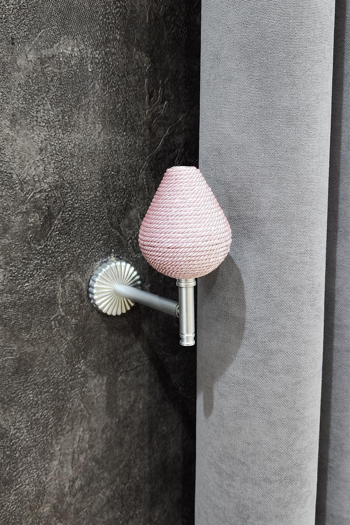 Armut Model Perde Renso Gri Renk