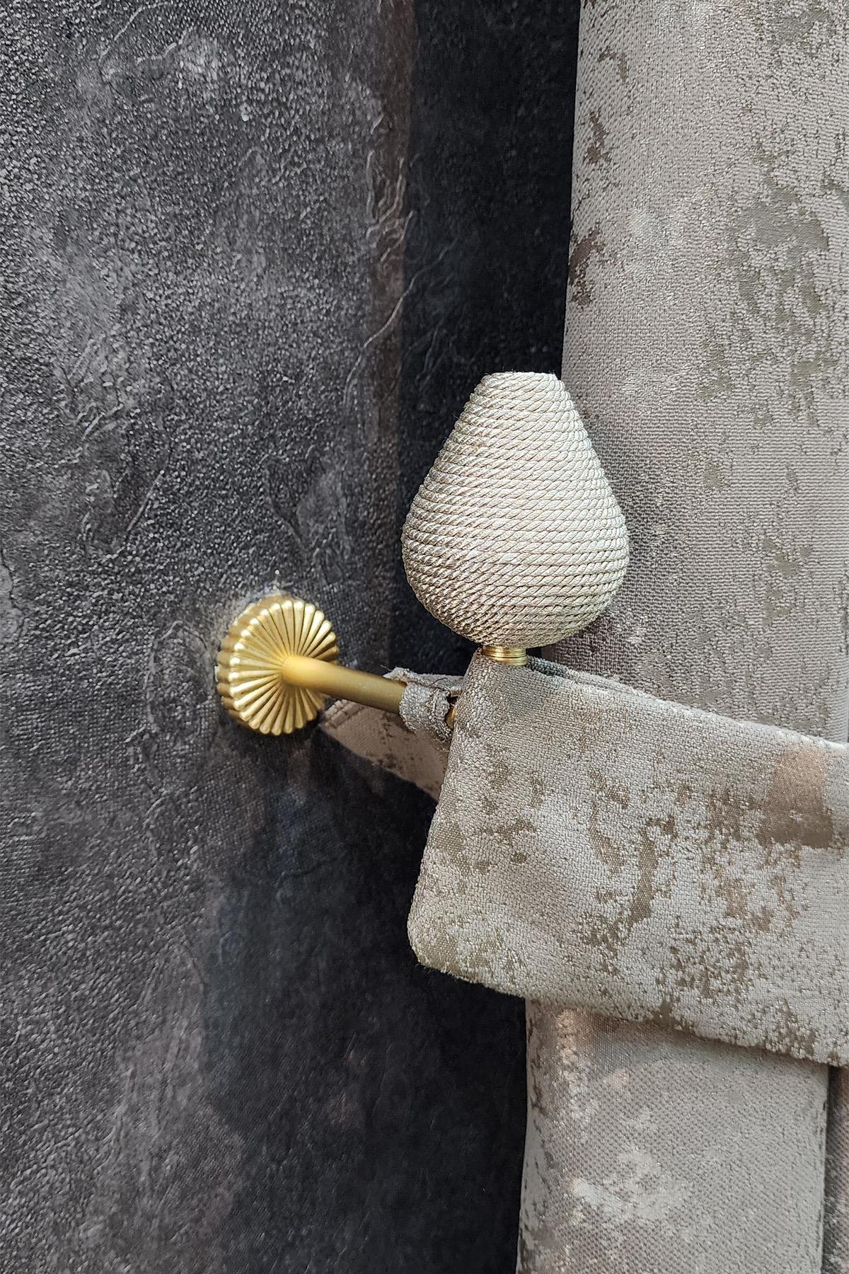 Armut Model Perde Renso Gri Renk