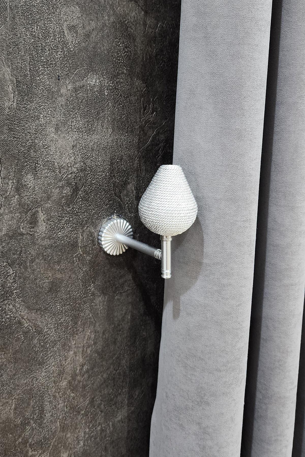 Armut Model Perde Renso Gri Renk