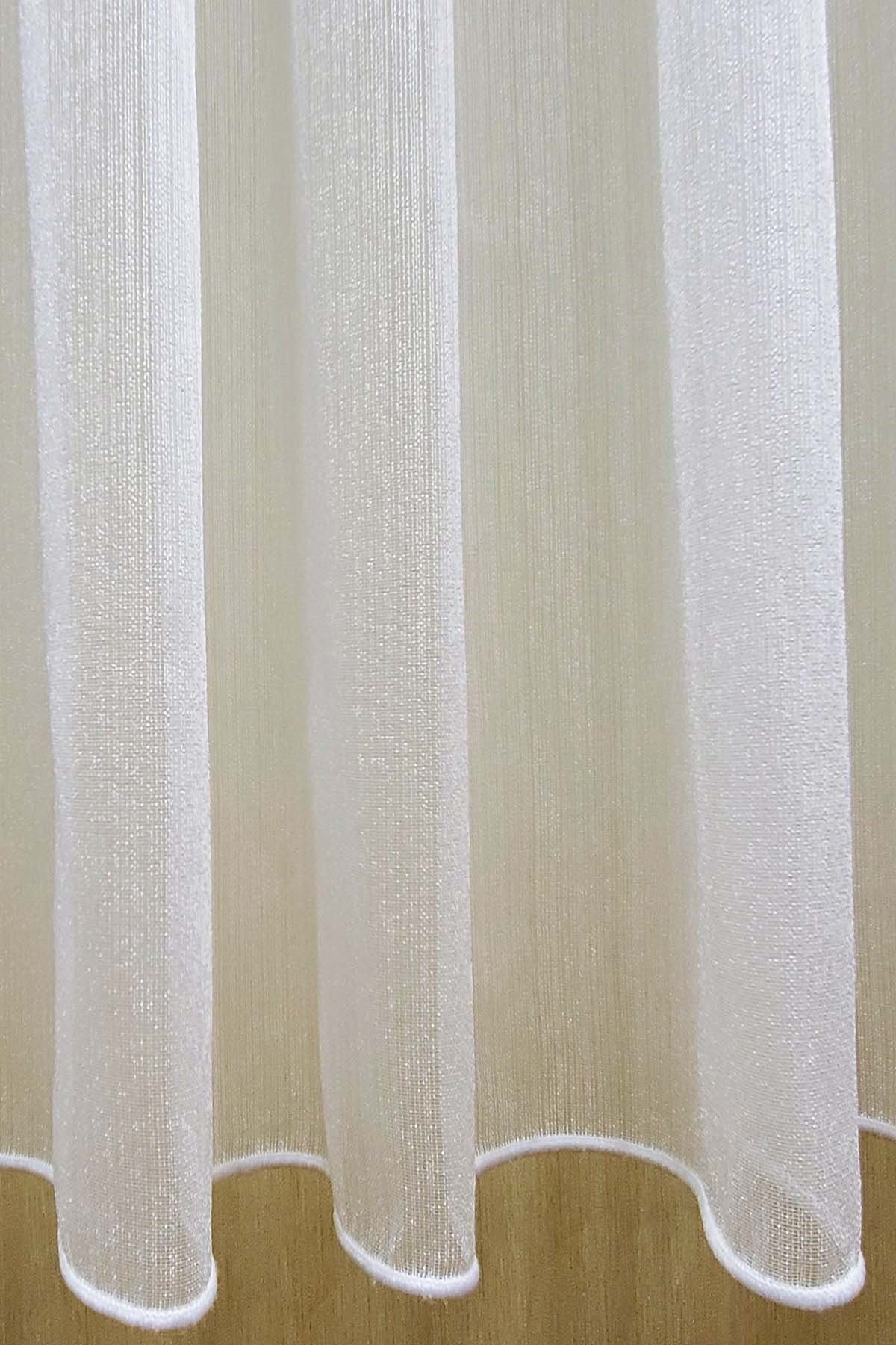 Brillant İnce Çizgili Düz Tül