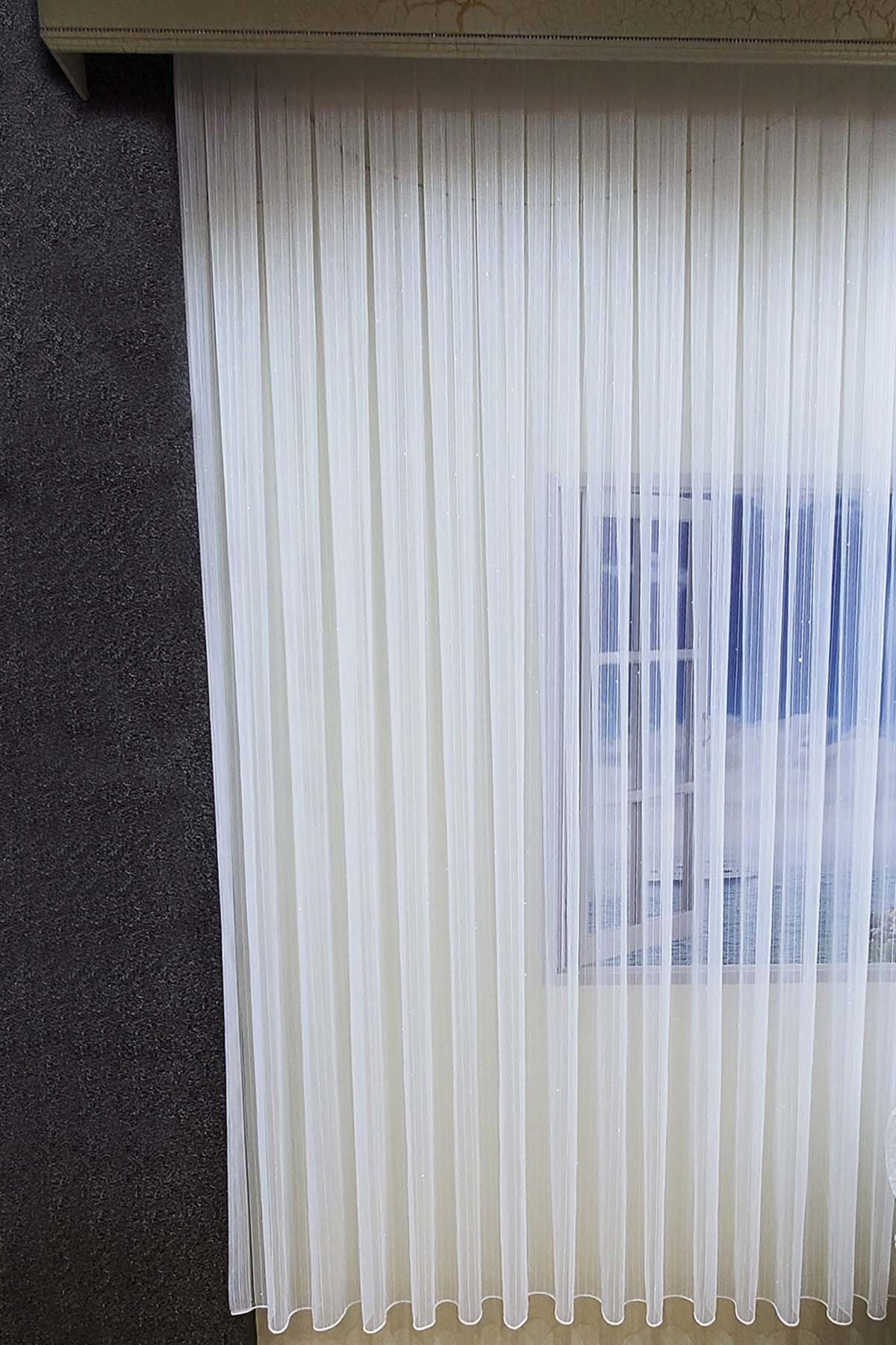 Brillant Sim Çizgili Tül