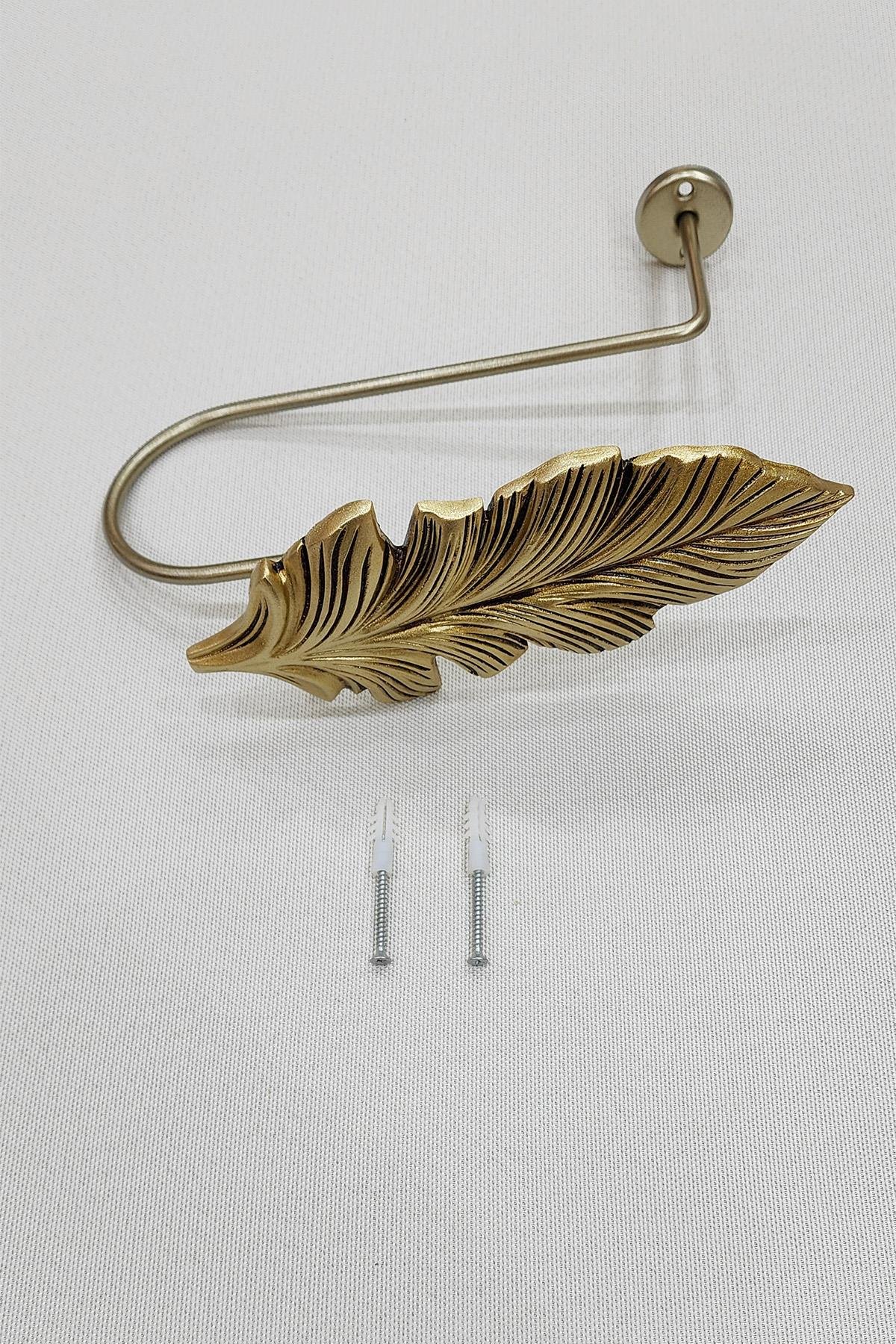 Çınar Yaprak Perde Renso Altın Gold