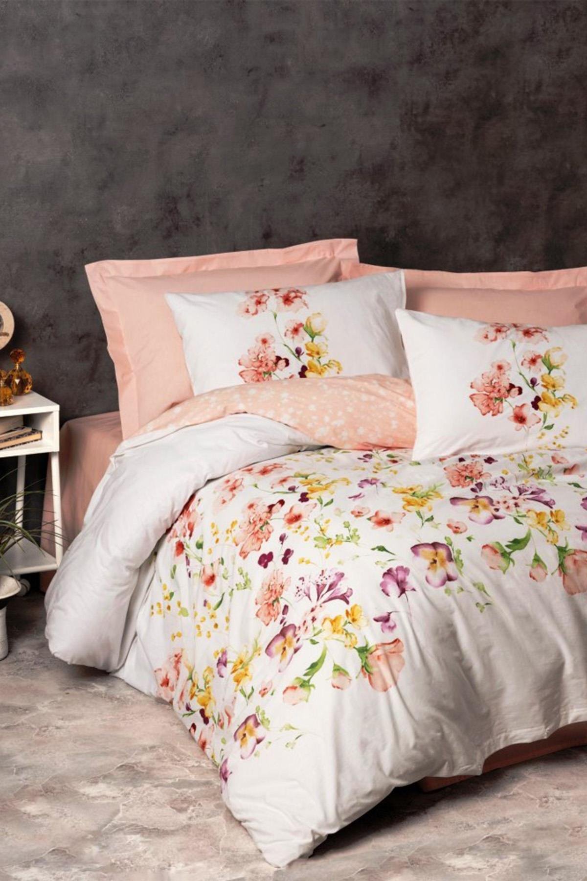 Emma Somon Tek Kişilik Nevresim Takımı – %100 Pamuk Ranforce Kumaş