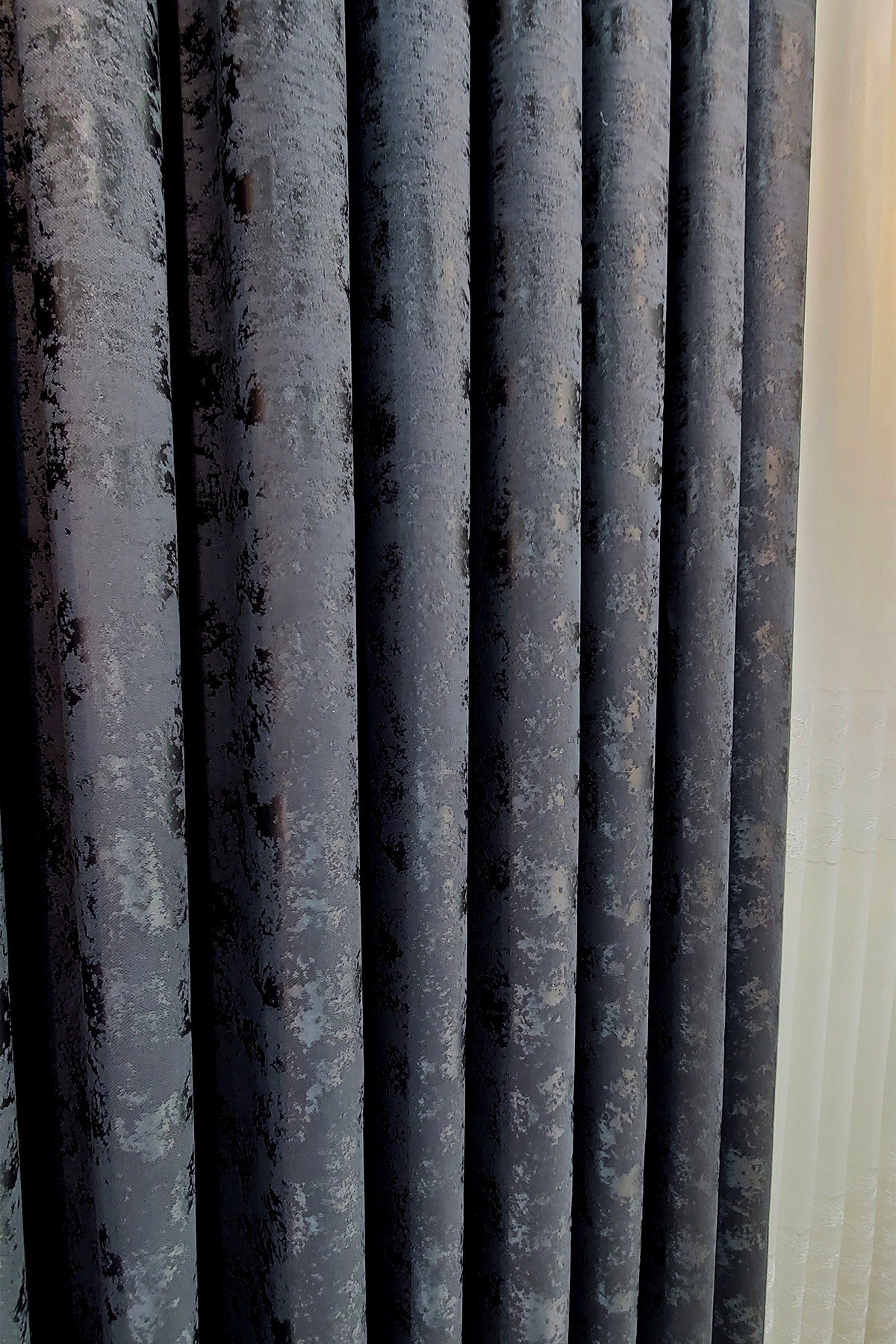 Everest Fon Perde Antrasit Gri