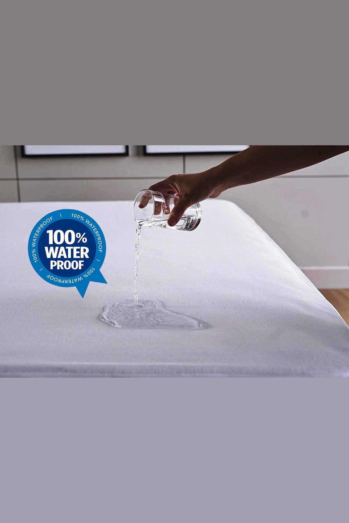 Lastikli Yatak Alez – Sıvı Geçirmez ve Nefes Alabilir