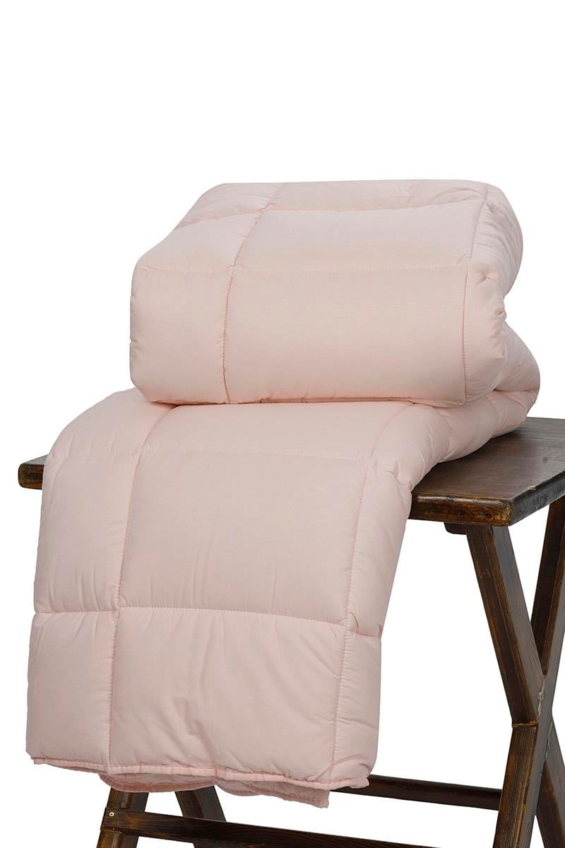Ranforce Tek Kişilik Yorgan Pembe Renk 155x215 cm