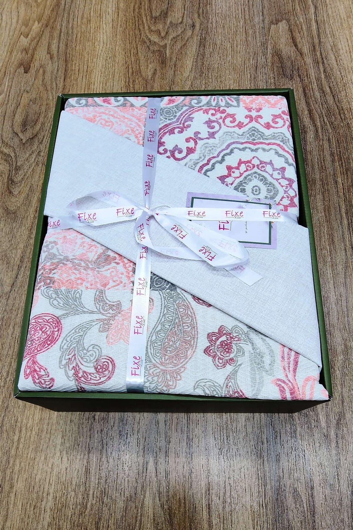 Saldo Bej Tek Kişilik Pike Takımı – %100 Pamuk, Lastikli Çarşaflı