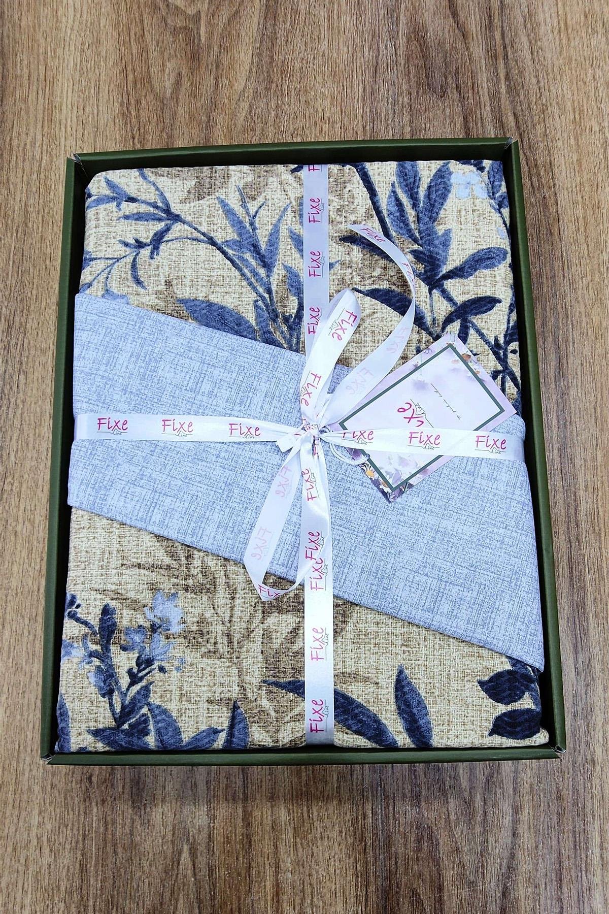 Vera Gri Premium Çift Kişilik Pike Takımı – Yumuşak Pamuk, Zarif Tasarım