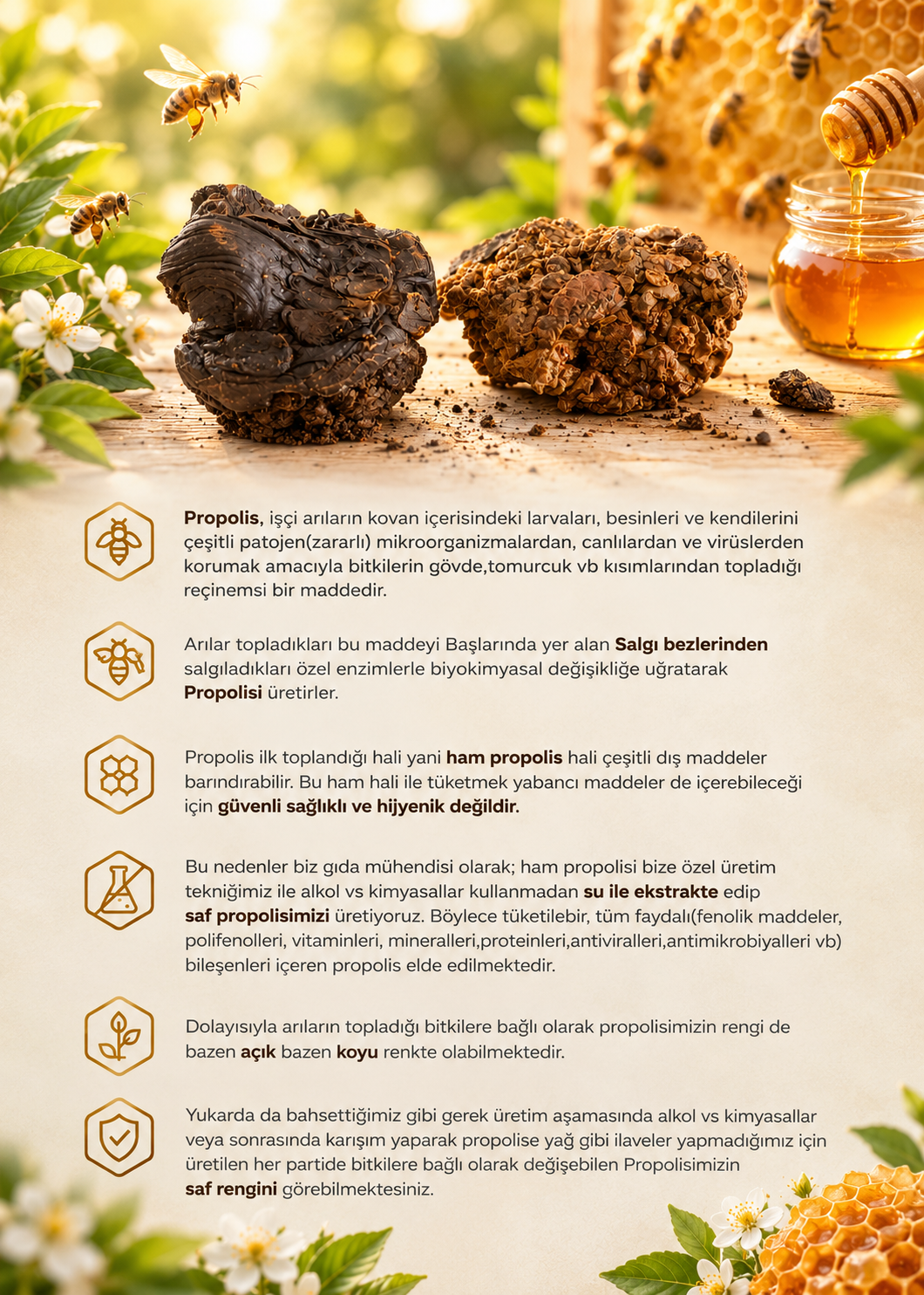 Su Bazlı Propolis Ekstresi