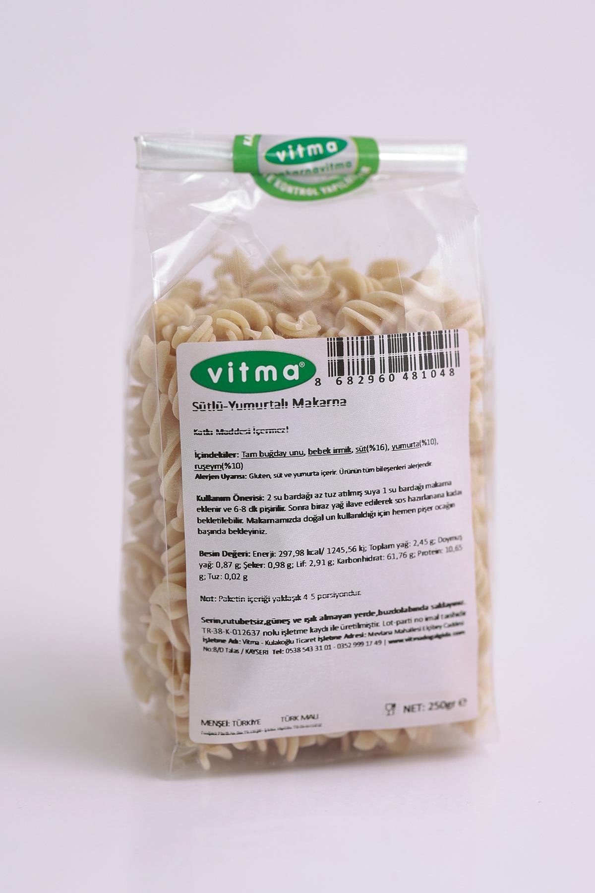 Sütlü-Yumurtalı Burgu Makarna
