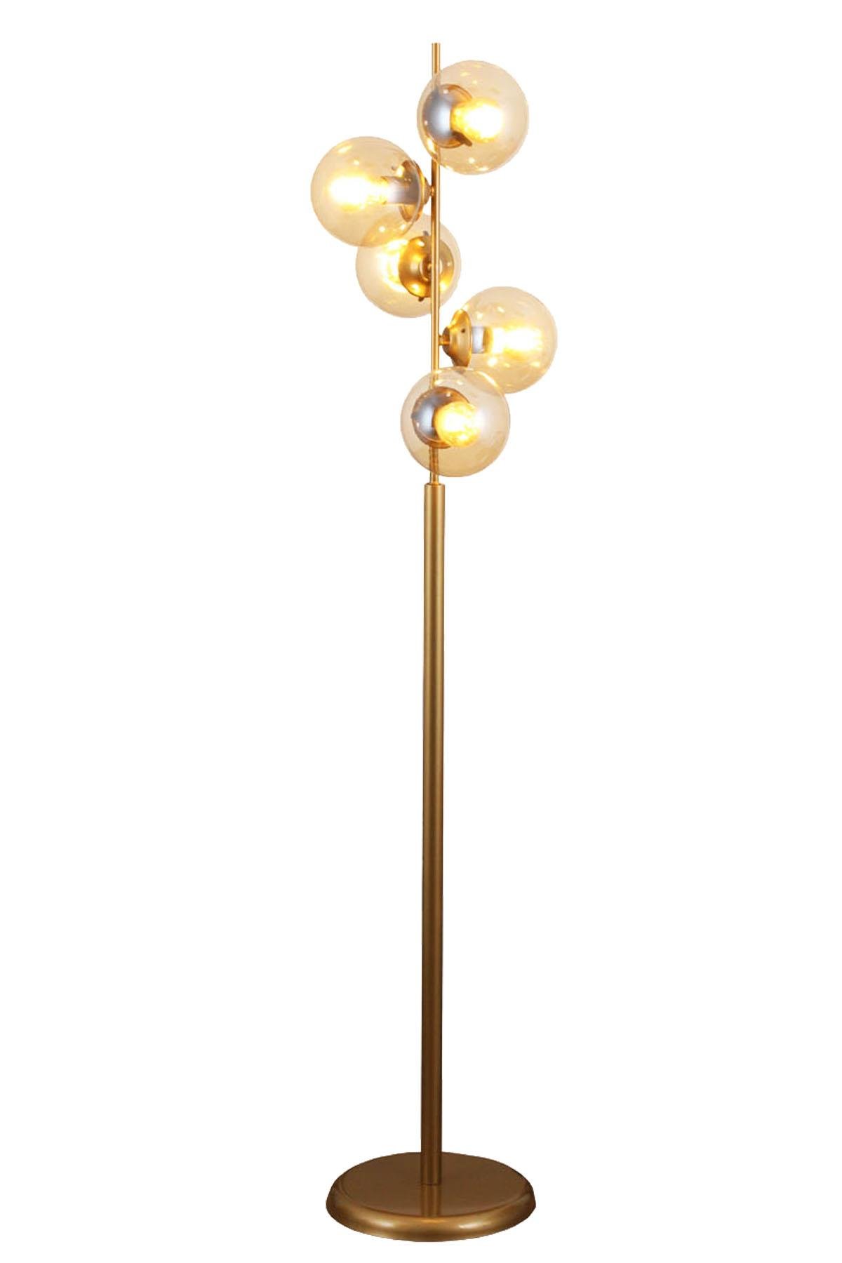 Modena 5 li Eskitme Lambader Bal Camlı Modern , Oturma Odası ,Yatak Odası , Salon Lambader