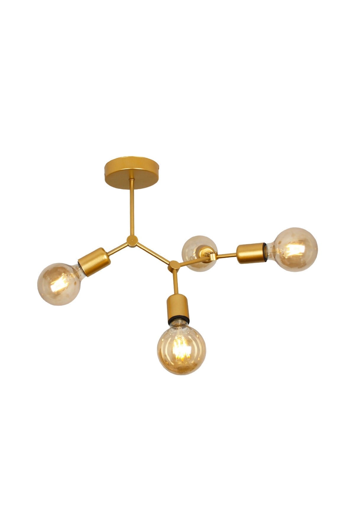 Pera 4 Lü Gold Plafonyer Avize