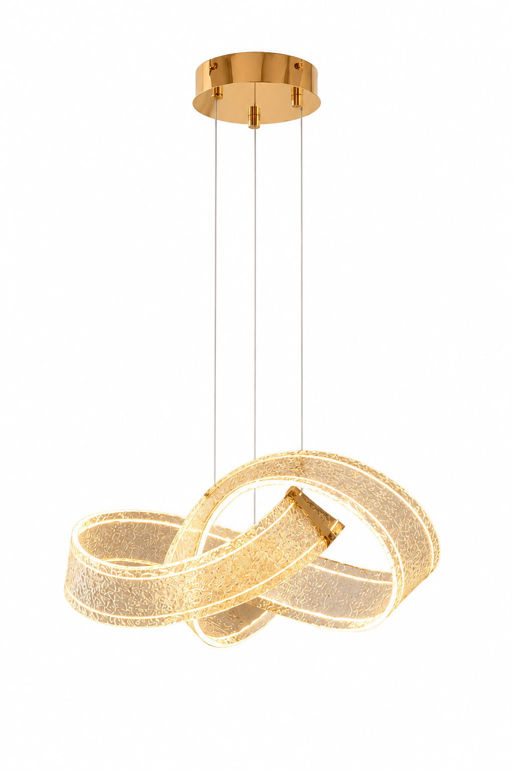 Solara Gold Sarkıt Led Avize Modern Luxury Salon Yatak Odası Avize