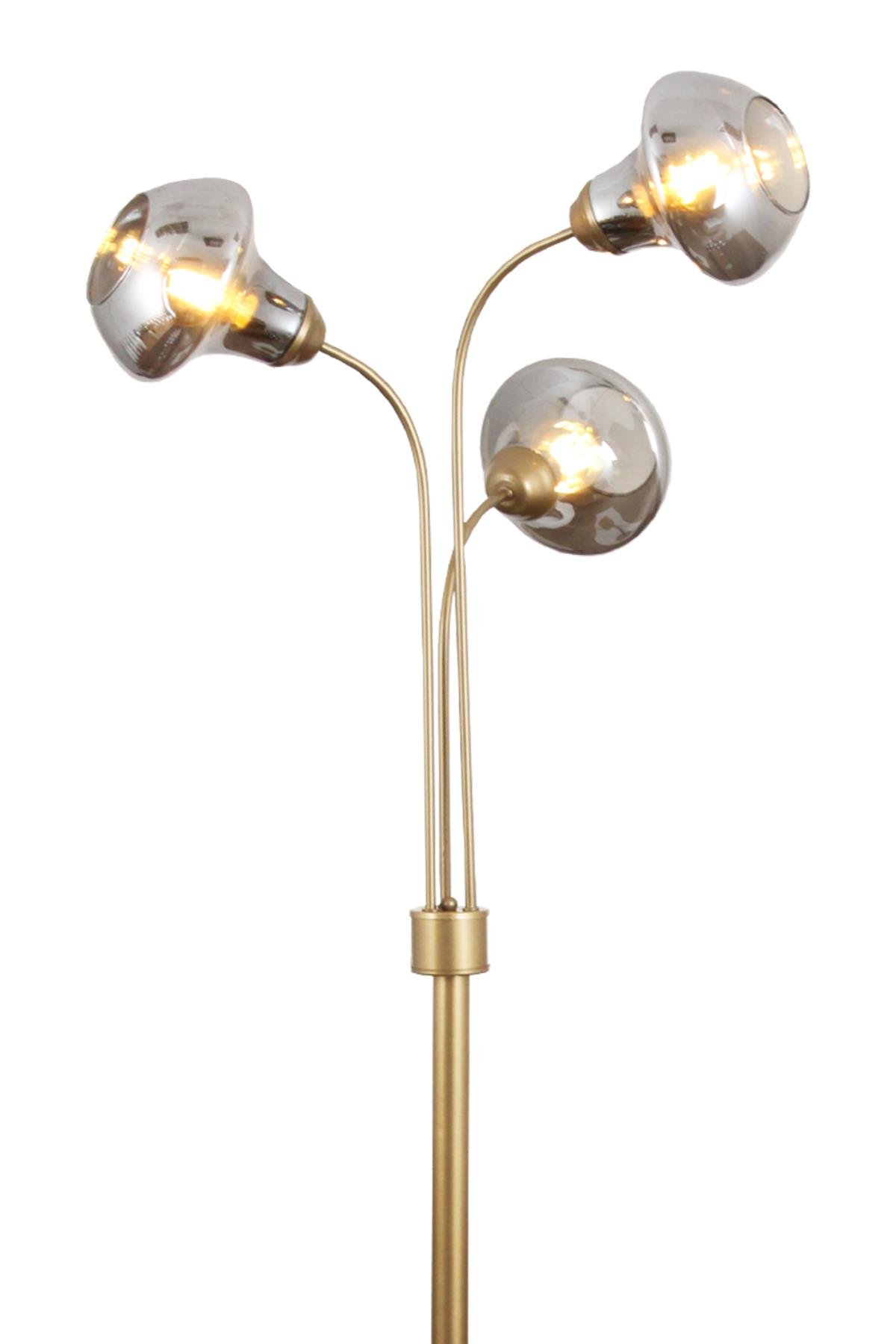 Zambak 3 Lü Eskitme Lambader 2044F Modern Oturma Odası, Yatak Odası, Salon Lambader