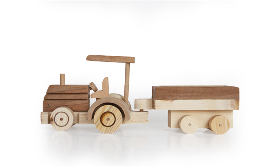 Ahşap Traktör