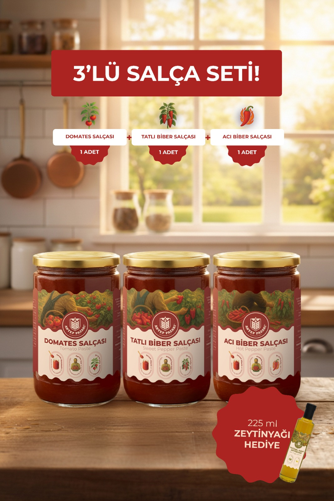 3'lü Salça Paketi