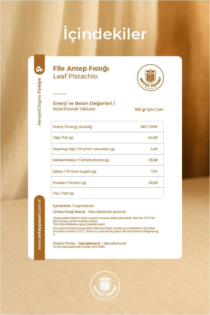 File Antep Fıstık