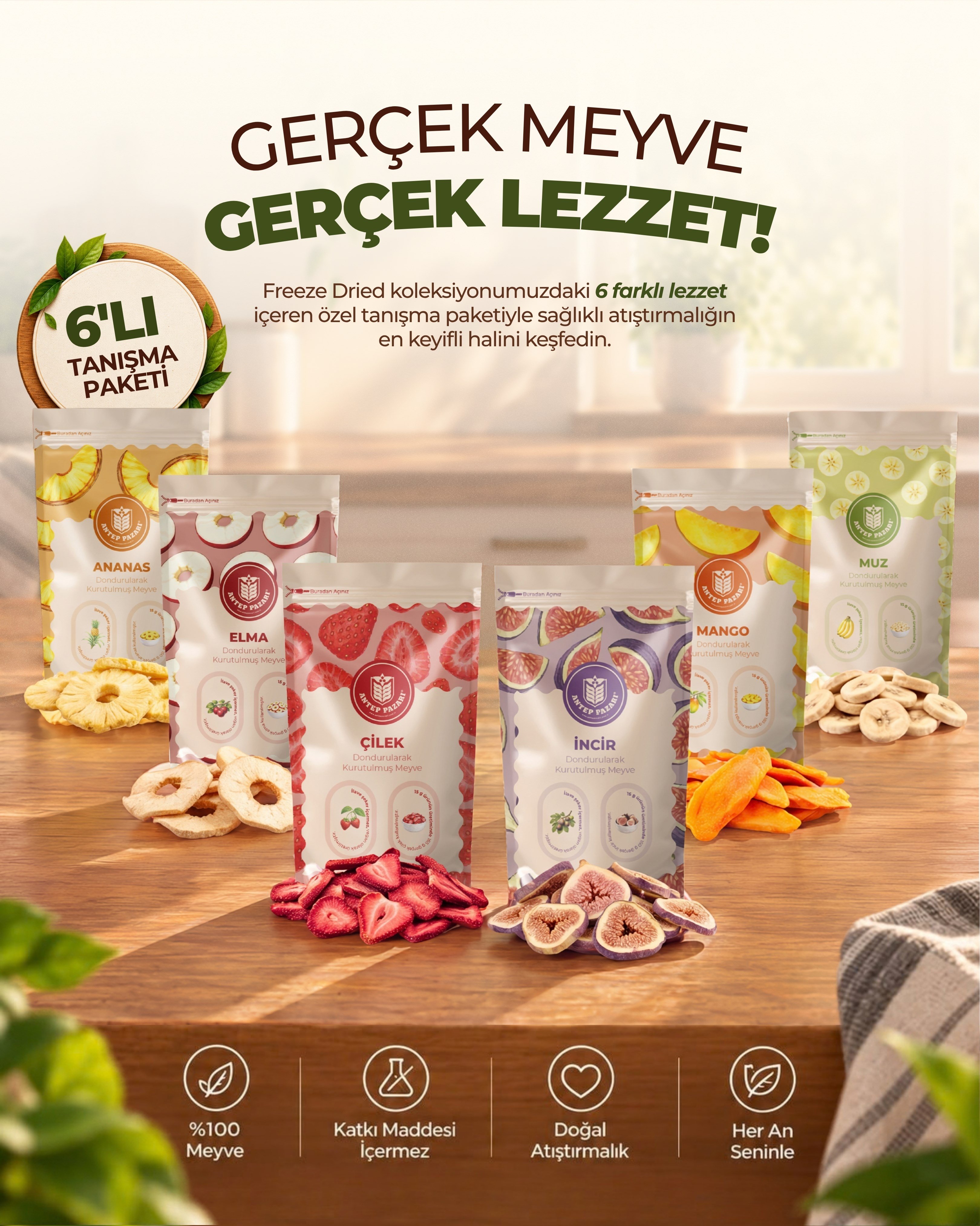 Karışık 6'lı Freeze Dried Tanışma Paketi