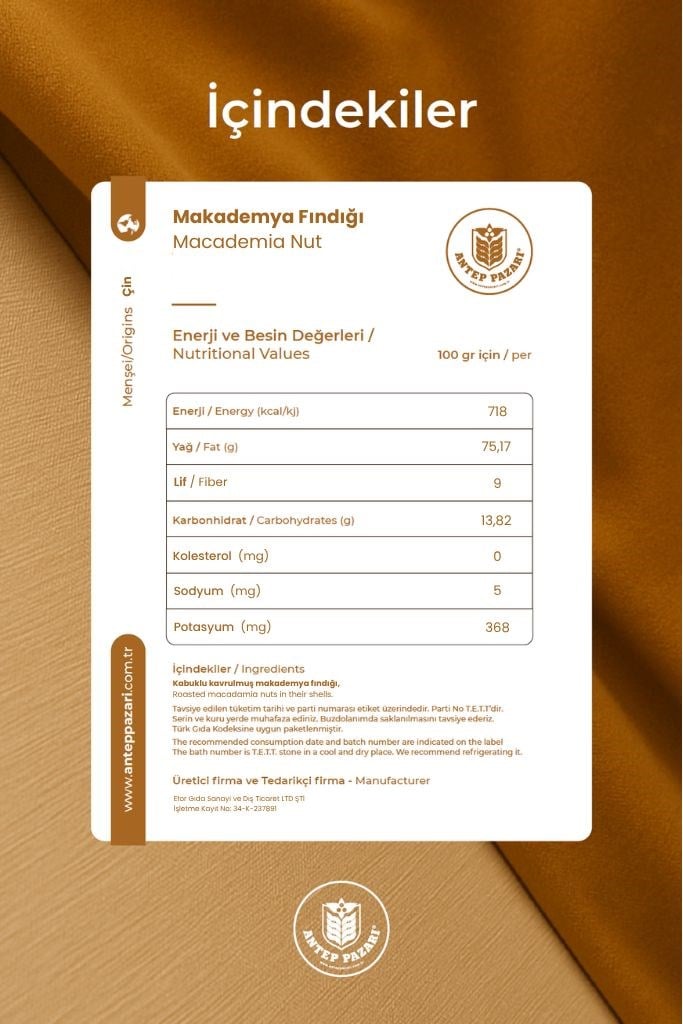 Makademya Fındığı-Kabuklu
