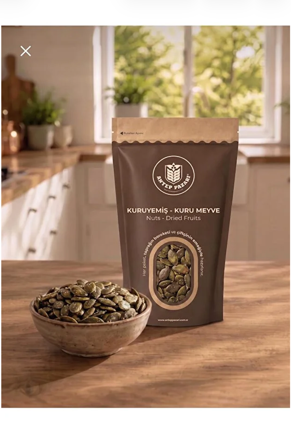 Tuzlu Kavrulmuş Kabak Çekirdeği İçi - 100g