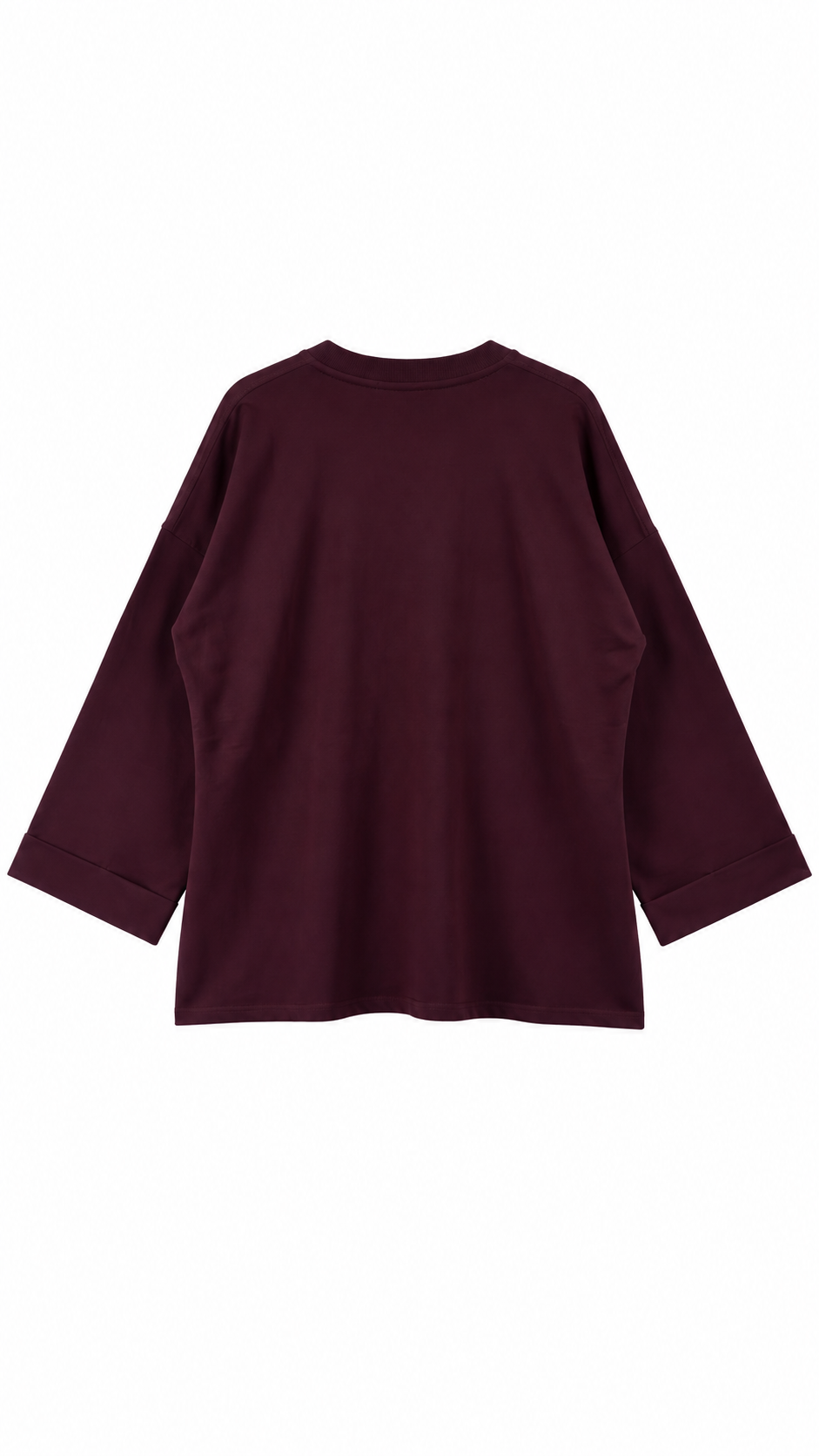  Yırtmaçlı Sweat Mürdüm 