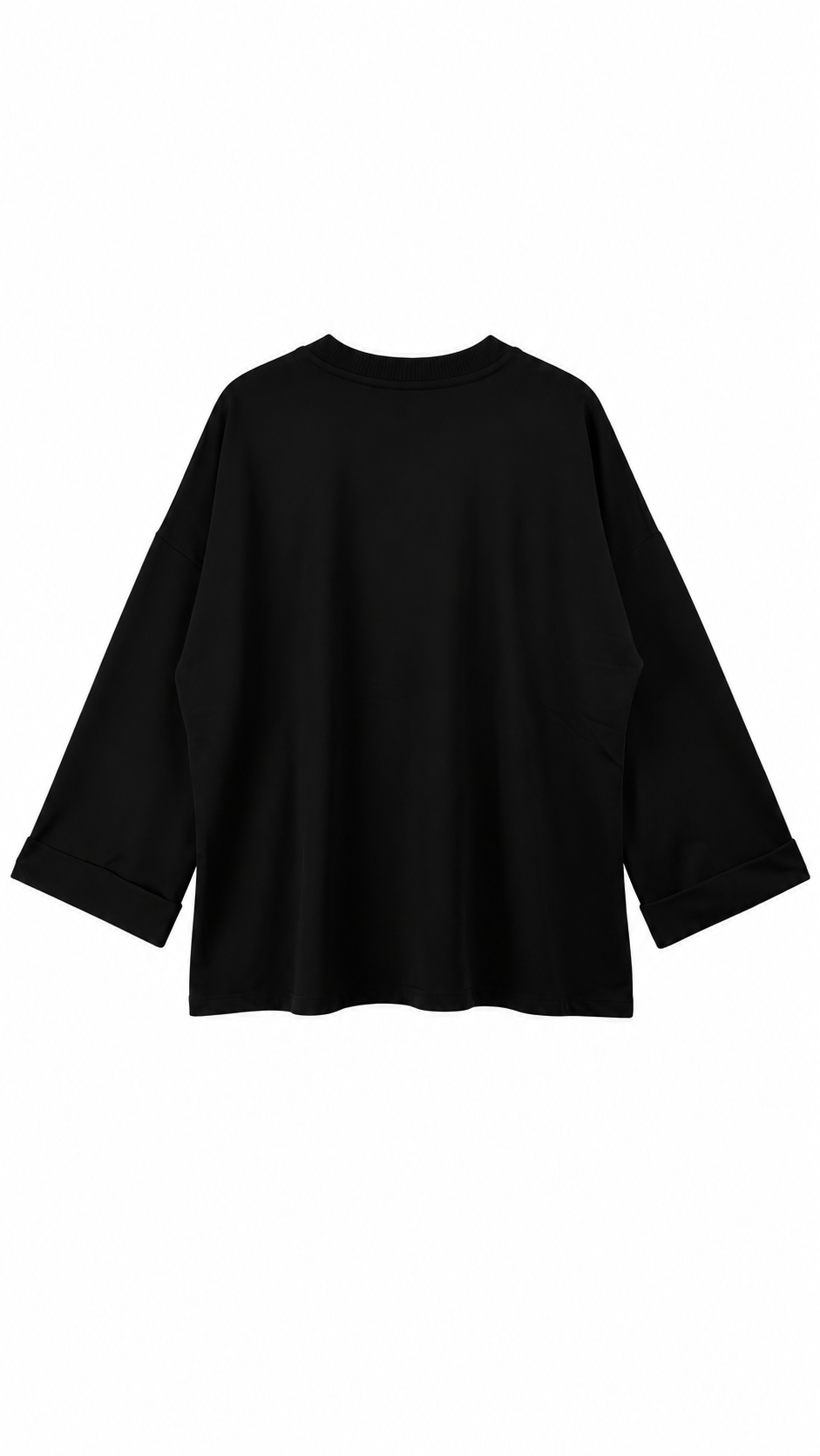  Yırtmaçlı Sweat Siyah 