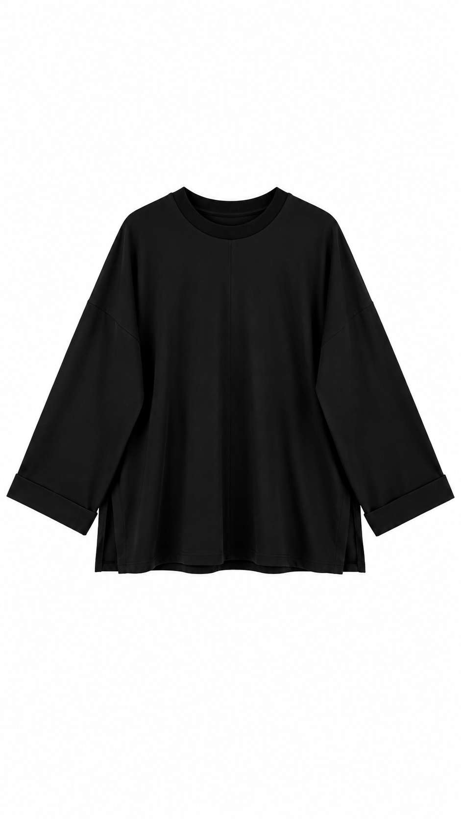  Yırtmaçlı Sweat Siyah 
