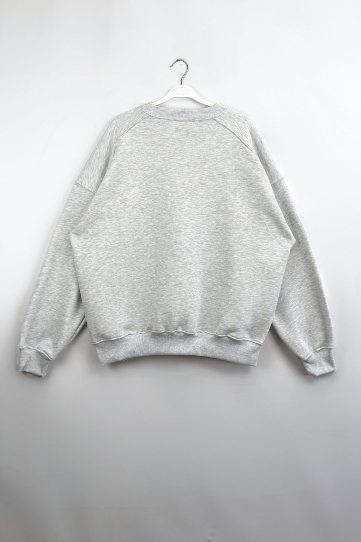 3 İplik Basıc Sweat Gri 