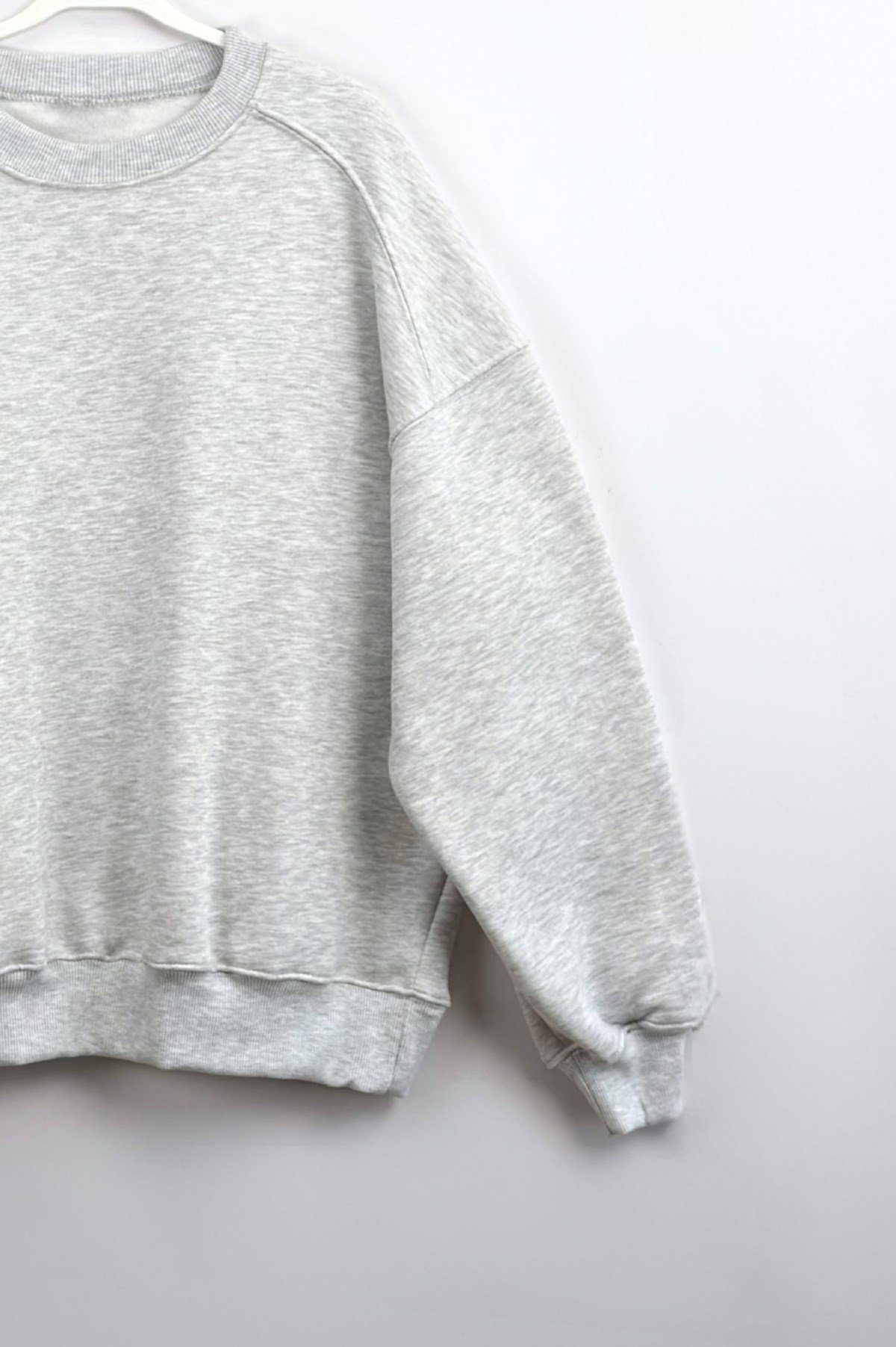 3 İplik Basıc Sweat Gri 