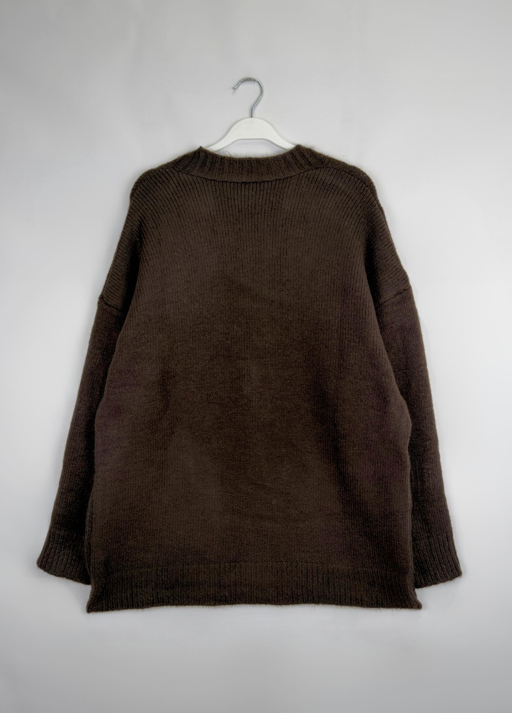 Adena Triko Hırka Kahve 