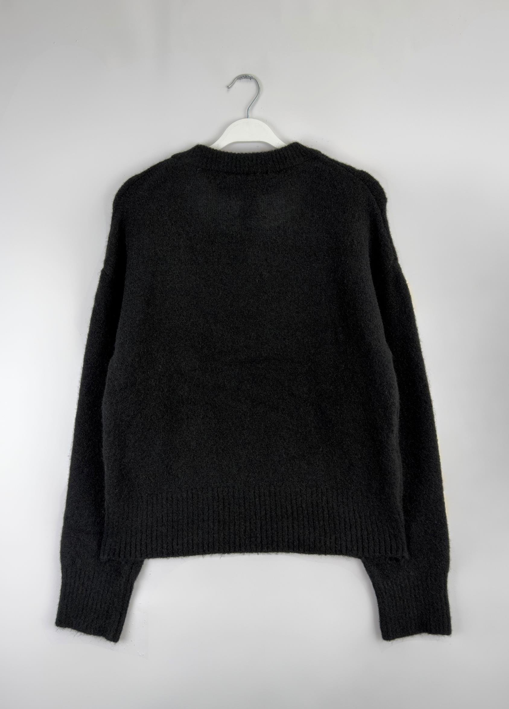 Alba Fularlı Kazak Siyah 