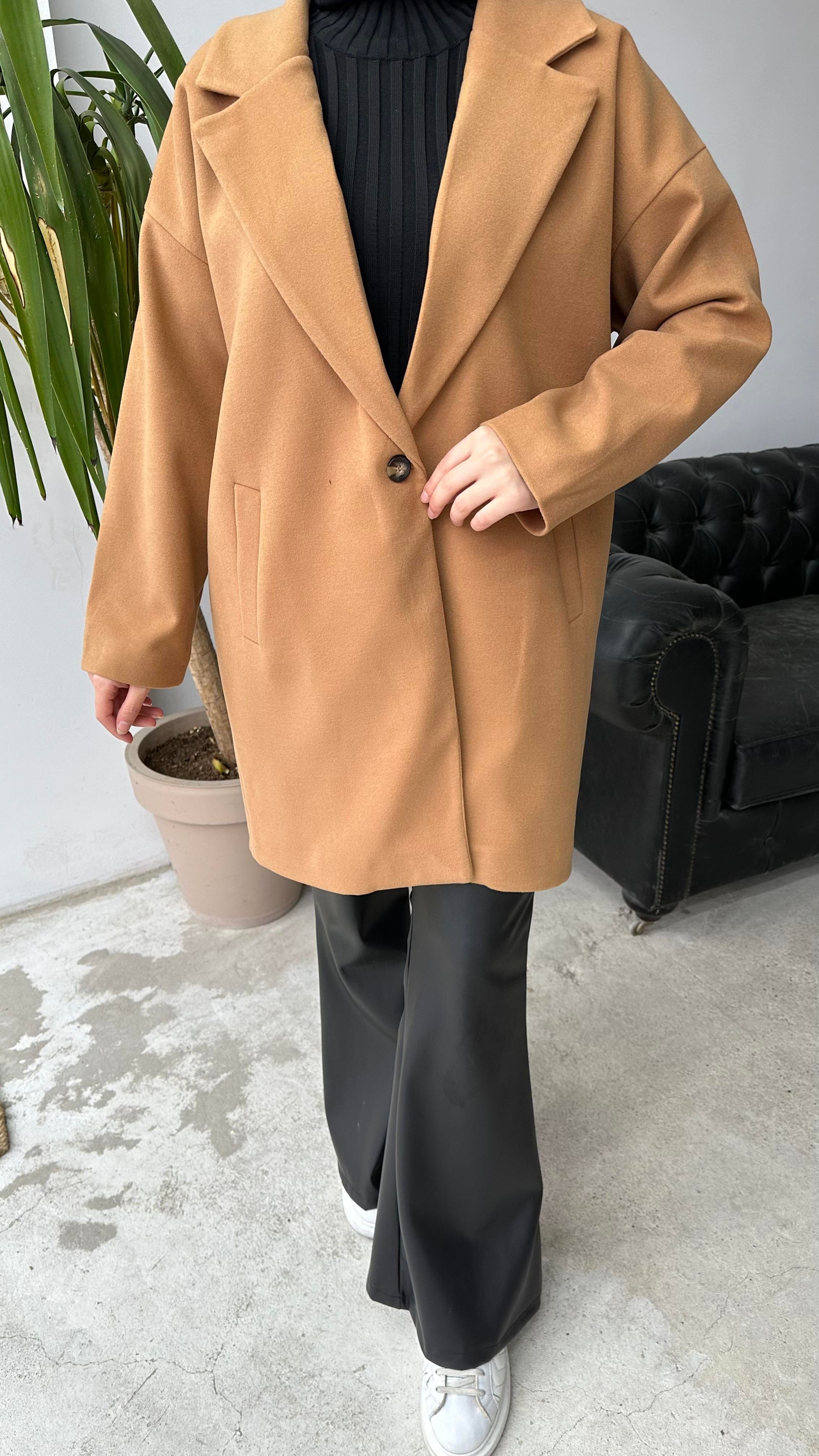 Astarlı Kaşe Kaban Camel