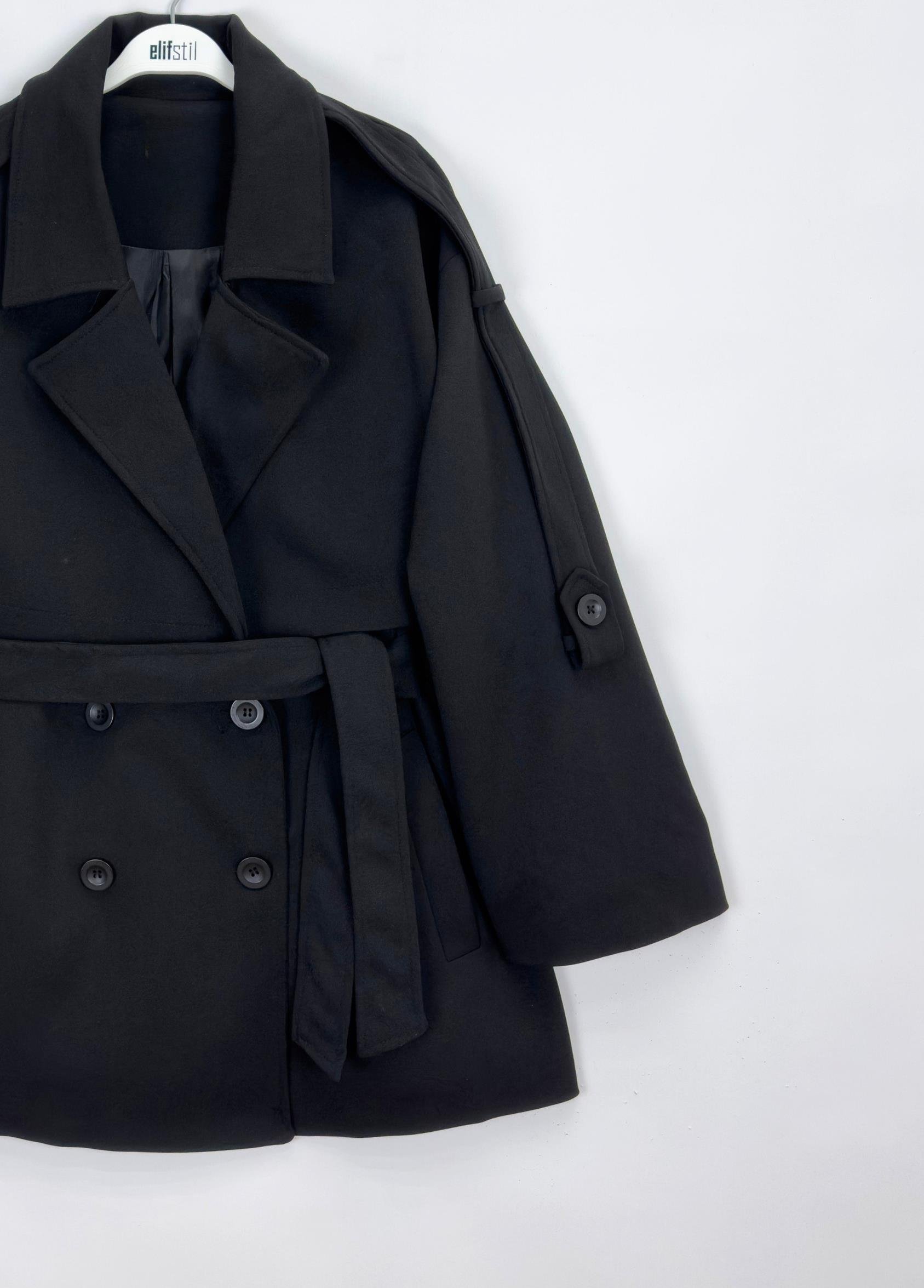 Averna Trençkot Siyah 